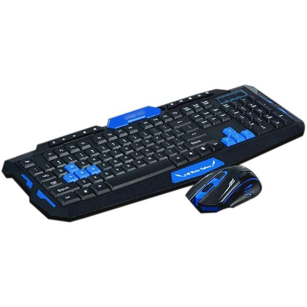 

hk8100 2.4g wireless gaming keyboard mouse combo ergonomics waterproof optical for pc lapdeskgamer