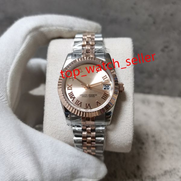 

6 styles luxury women wristwatches 31mm sapphire automatic movement diamond watches mechanical sports womens watch watches, Slivery;brown