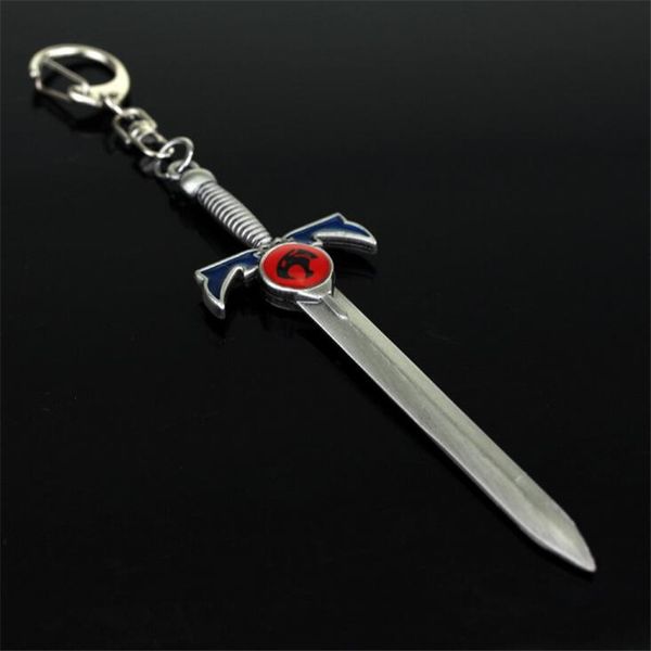

Thundercats Lion Logo Sword Key Chains HIP HOP Accessories Keychain Key Rings