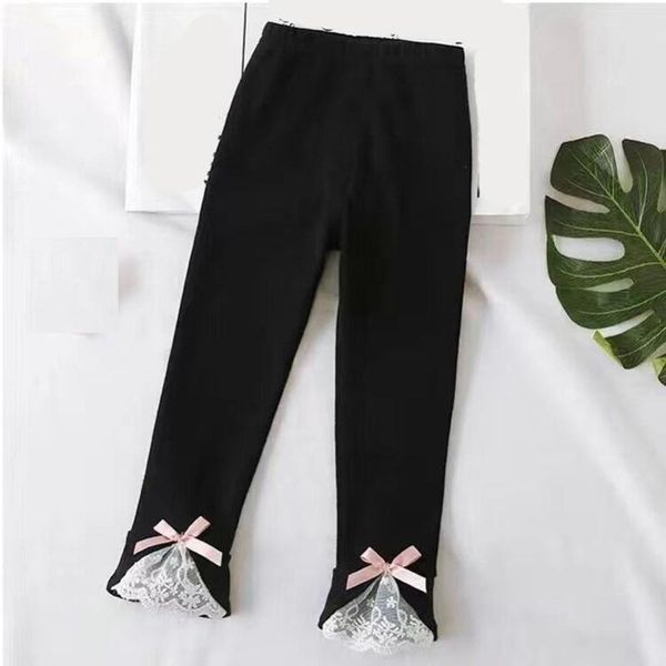 

trousers girl legging bow spring autumn children pants toddler kids clothes for baby girls leggings, Blue