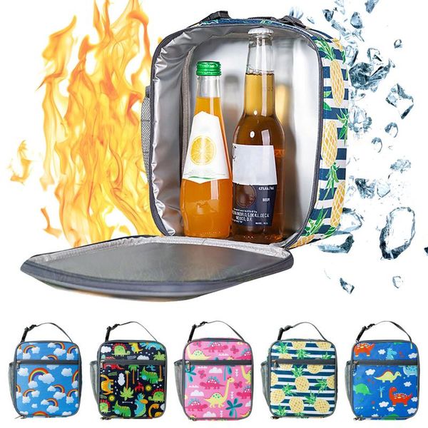 

storage bags cartoon set lunch for women animal tote bag box water-resistant thermal cooler organizer