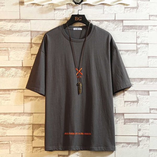 

short sleeve t shirt men's summer white black tshirt tees hip hop punk rock fashion clothes plus size 4xl 5xl o neck 210629