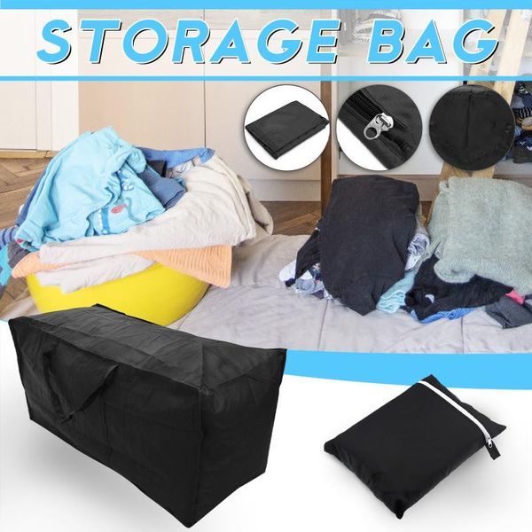 

clothing & wardrobe storage large bag with durable reinforced zipper waterproof material protects foldable bags/*