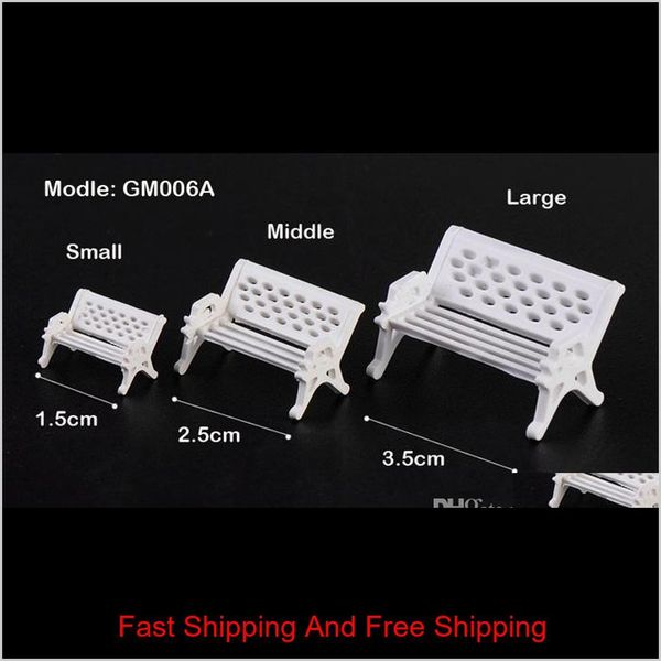 

crafts 50pcs mini modern park benches miniature fairy garden miniatures accessories toys for doll house co qylkjm bbgargden