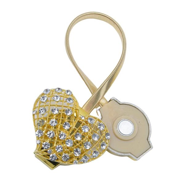 

decorative magnetic heart curtain tieback buckle crystal drapery holdback