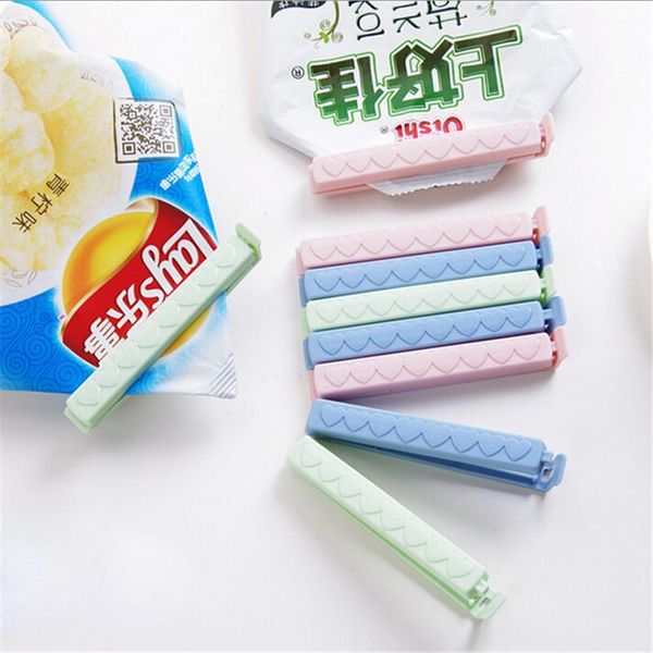 

bag clips 5pcs/lot portable kitchen storage snack seal sealing clamp plastic tool