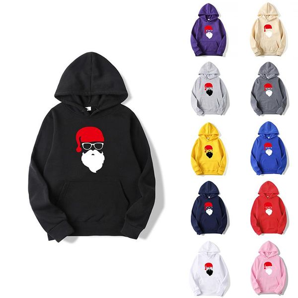 

women's hoodies & sweatshirts christmas men/women sweatshirt casual clothes autumn winter funny print fashion streetwear male/female, Black