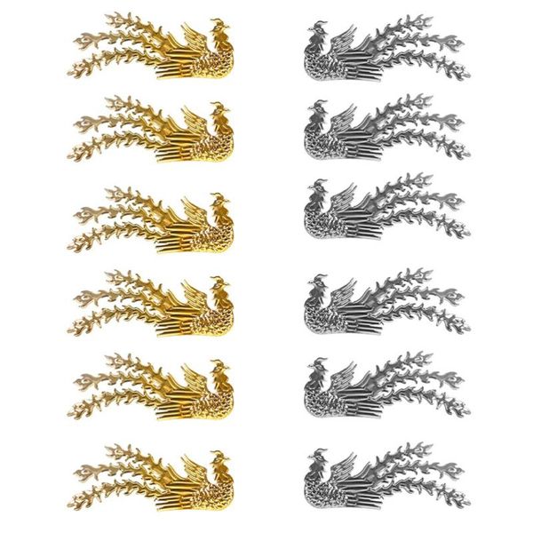 

12pcs phoenix embellishments hair stick making accessories diy supplies