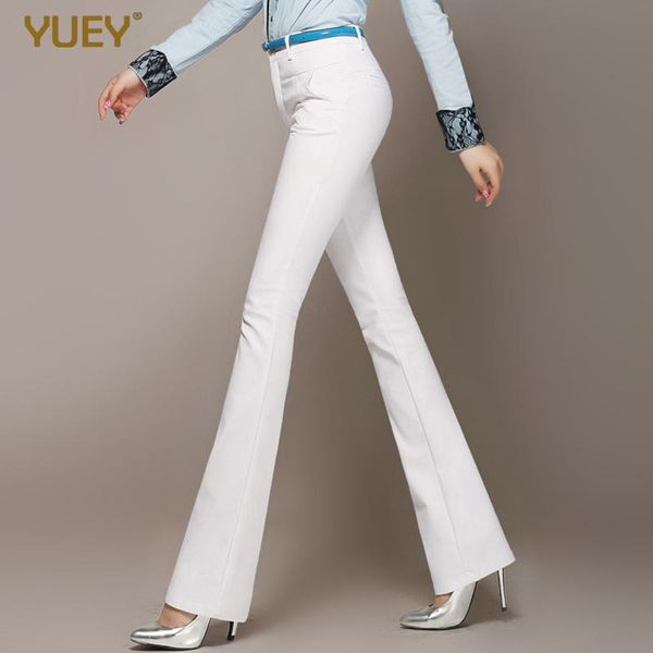 

women's pants & capris yuey 2021 spring autumn white women trumpet large size thin casual straight cut black medium waist cotton trouse, Black;white