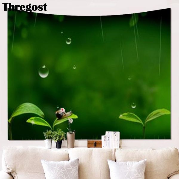 

tapestries green scenic printed wall tapestry home decorations hanging for living room bedroom boho decoration decor