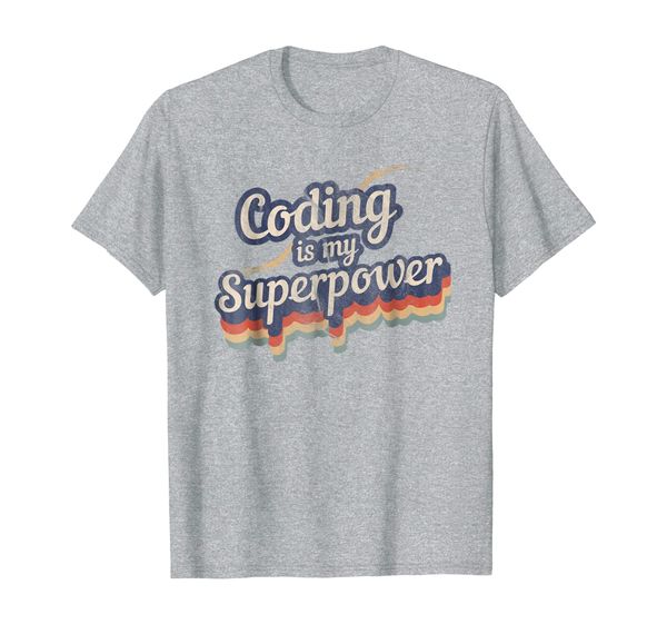 

coding is my superpower t-shirt coding shirt gift tee, White;black