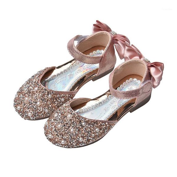 

sandals children girls sequin shoes soft princess kids summer fashion for party dance covered-toes sm0991, Black;red