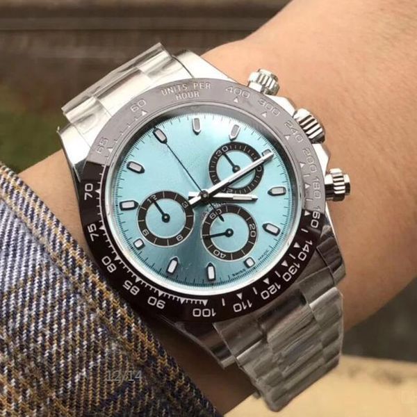 

5a 2021 men mens watch watches day all dial working pat rizzi automatic master watches movement mechanical montre de luxe, Slivery;brown