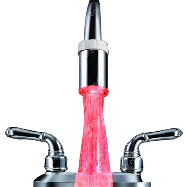 

other faucets, showers & accs single red color led faucet light