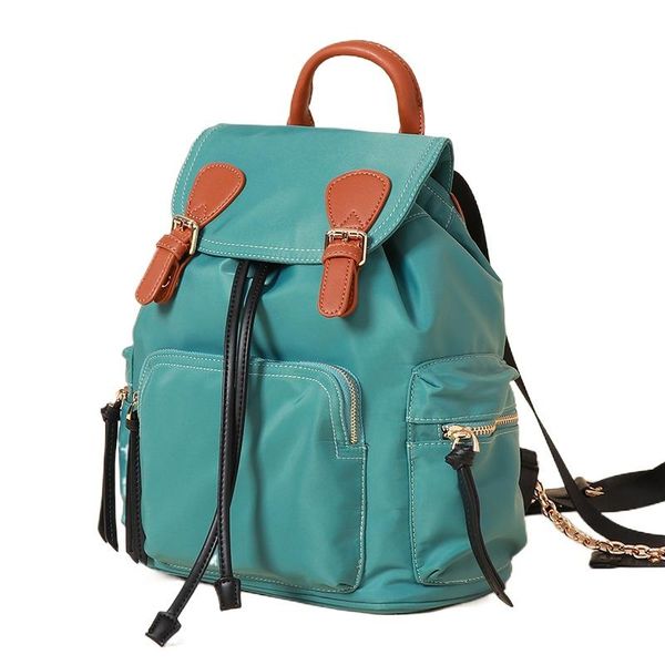 

backpack style fashion solid color bag student tour shoulder large capacity