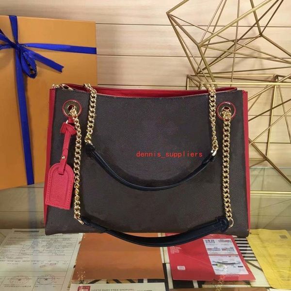 

m43772 m43773 surene mm bag grained calf leather handbag with chain straps fashion lady shopping tote shoulder bag purse m43864
