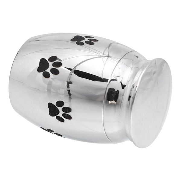 

pendant necklaces 1pc creative commemorate urn container practical cremation for pet, Silver
