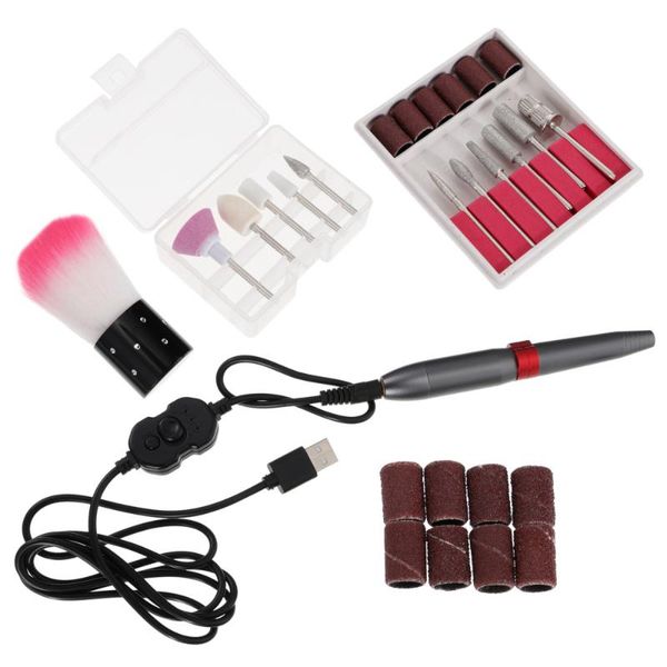 

nail art kits 1 set manicure grinder electric polishing device tool