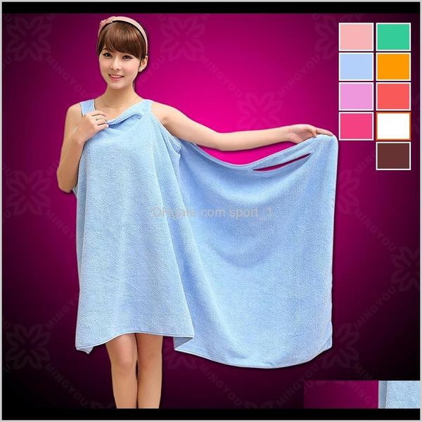 

magic bath towels lady girls spa shower towel body wrap bath robe bathrobe beach dress wearable magic towel 9 color 155*80cm mk281 g6b fmxqw