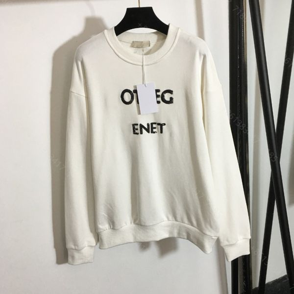 

designer bv hoodie sweater women brand high-end hoodies coat letter logo pattern long sleeve girl blouse casual round neck pullover factory, White;black