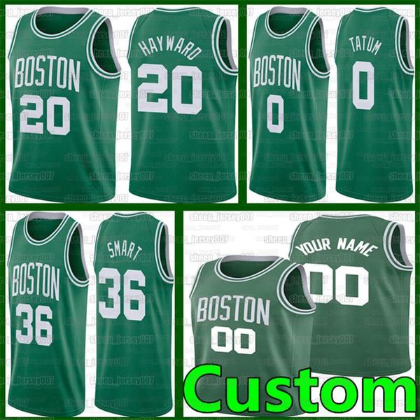 

custom jayson 0 tatum basketball boston celtics 99 fall walker jerseys tristan 13 thompson jaylen 7 brown gordo 20 hayward jerseys, Black;red