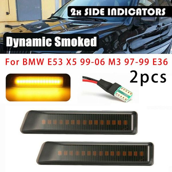 

emergency lights 12v dc marker 2pcs amber energy saving for e53 x5 e36 high quality