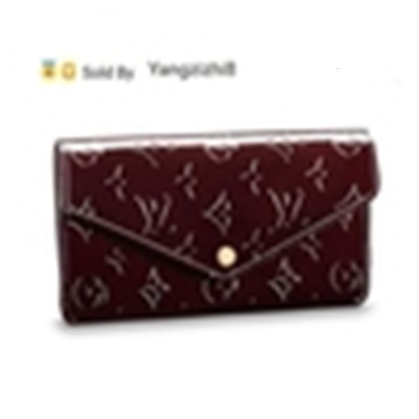 

yangzizhi8 women wallet m61688 2018 new jeanne fashion shows exotic leather bags iconic bags clutches evening chain wallets purse, Black;red
