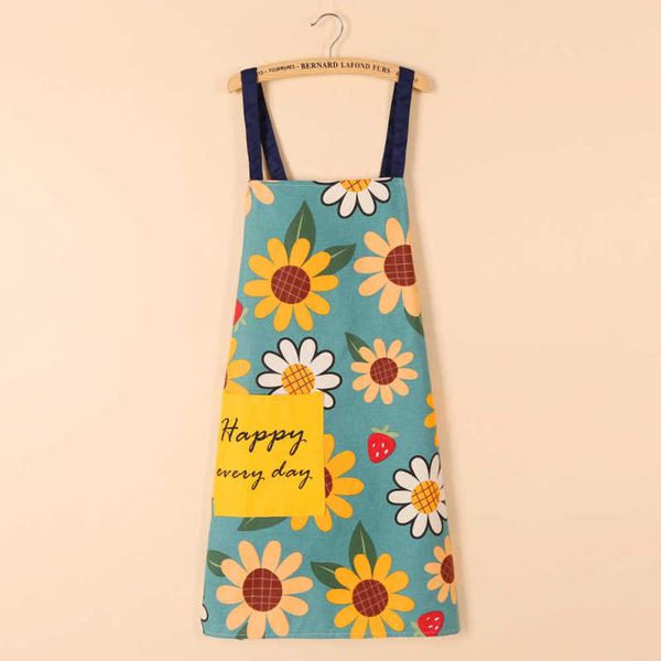

apronskorean fashion pure cotton kitchen restaurant coffee cleaning apron linen coverings stain resistant printable