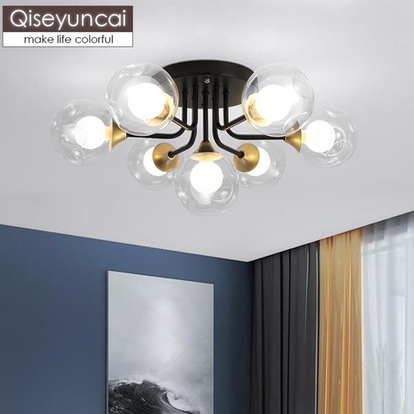 

ceiling lights 2021 living room lamps nordic creative modern minimalist bedroom lamp home study led magic bean