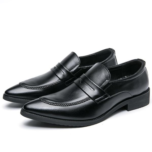 

dress shoes loafers fashion casual piel cuero cordless de male luxury lather leather scarpe pure summer skin uomo shoe handmade para, Black