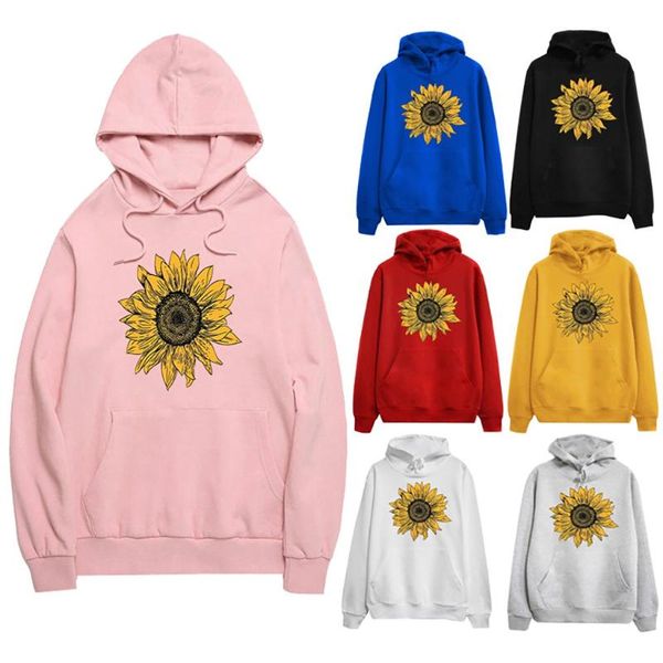 

women's hoodies & sweatshirts sweatshirt autumn winter lightweight long sleeve casual loose pullover hooded fashion female 40, Black