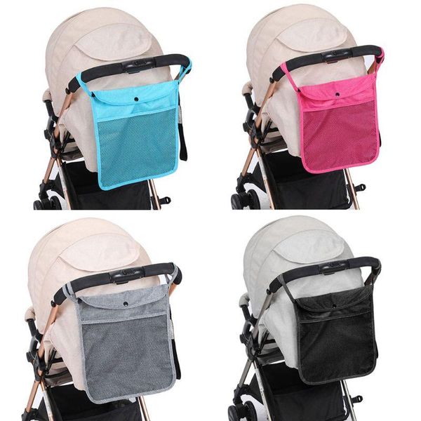 

baby stroller pram pushchair net mesh hanging bag organizer diaper storage tidy net accessories t8nd