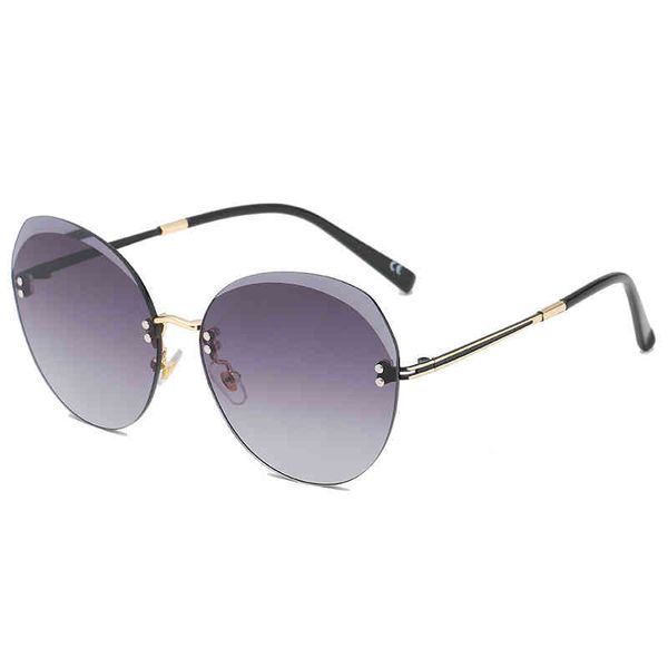 

fashion sunglass newt 2021 rimls sunglass stylish uv400 oversized sunglass trendy womens glass, White;black