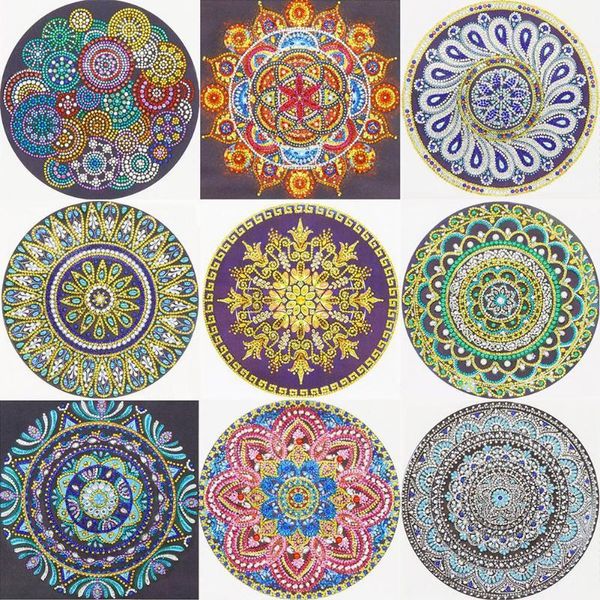 

diamond painting 5d diy mandala cross stitch craft kit special shaped embroidery home decor gift handmade crafts