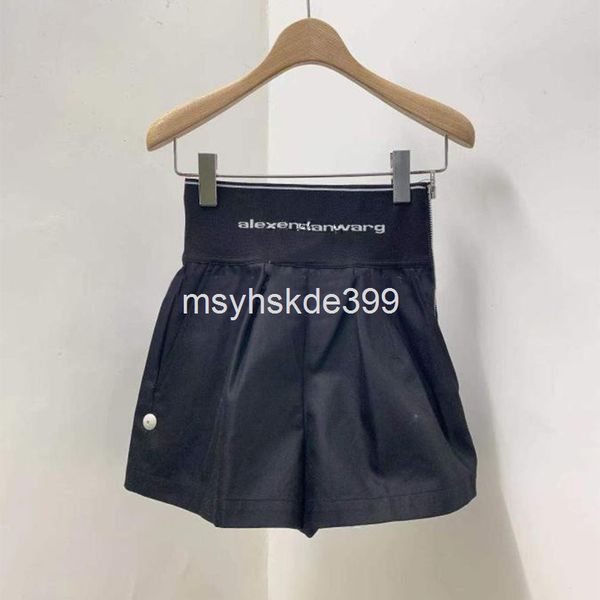 

two piece dress aw dawangjia spring and summer versatile high waist shorts for women, White