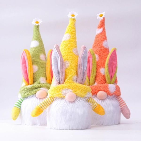 

easter faceless doll decoration glowing dwarf printing creative faceless doll home toys 2pc home decoration accessories