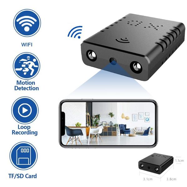 

mini cameras 1080p camera wifi xd smart wireless camcorder ip smallest sport micro loop recording remote monitor