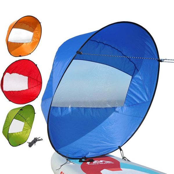 

shade foldable kayak boat wind sail summer surfing paddle durable downwind rowing boats window drop ship