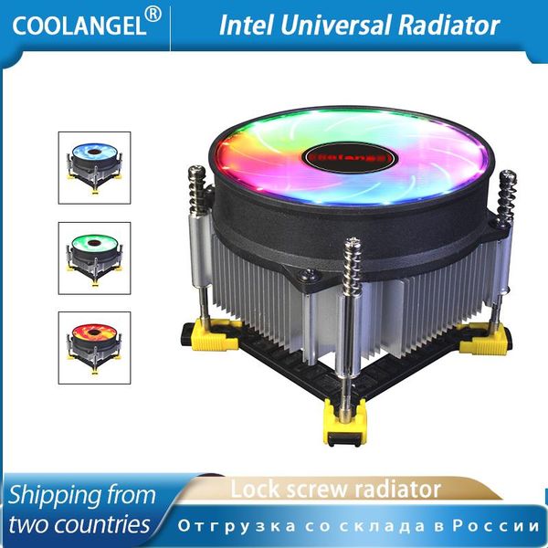

fans & coolings led pc cpu cooler radiator heatsink copper core / aluminum 90mm cooling fan for lga 1150 1151 1155 1156 1200 1356 1366