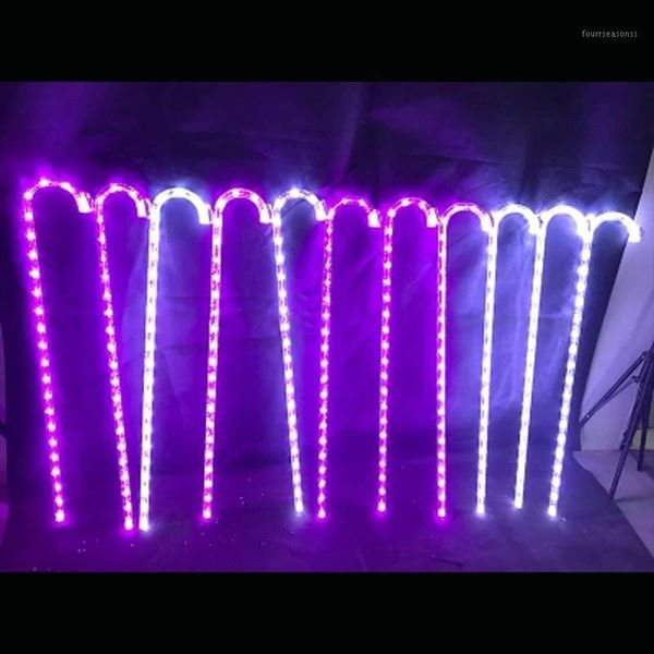 

party decoration colorful led stage belly dance cane crutch jazz canes lighting walking stick with lithium battery for dj bar club prop1