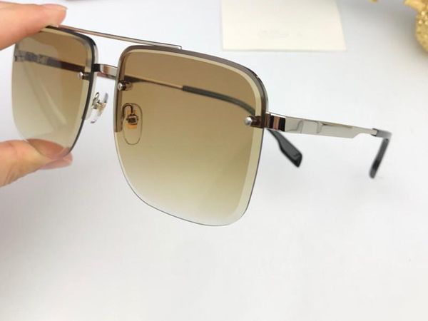 

new fashion sunglasses with uv 400 protection for men and women vintage specially square half frame popular come with case, White;black
