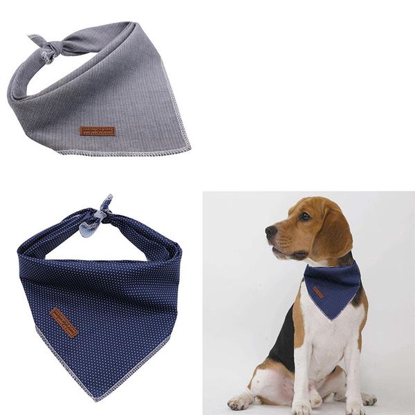 

dog apparel 2 pcs unique style paws bandana accesseries pet product gift for bandage collar dot