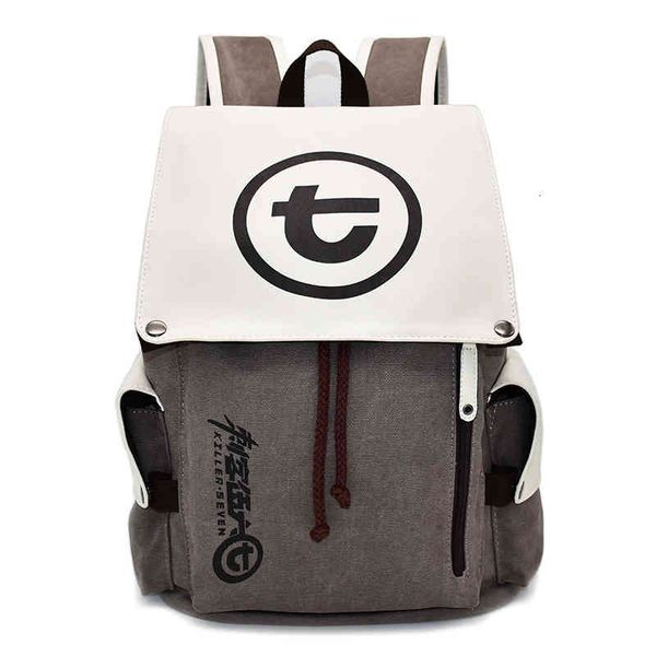 

backpack handbags bags assassin 567 double shoulder bag animation peripheral 567 canvas schoolbag primary and secondary school boys girls ba