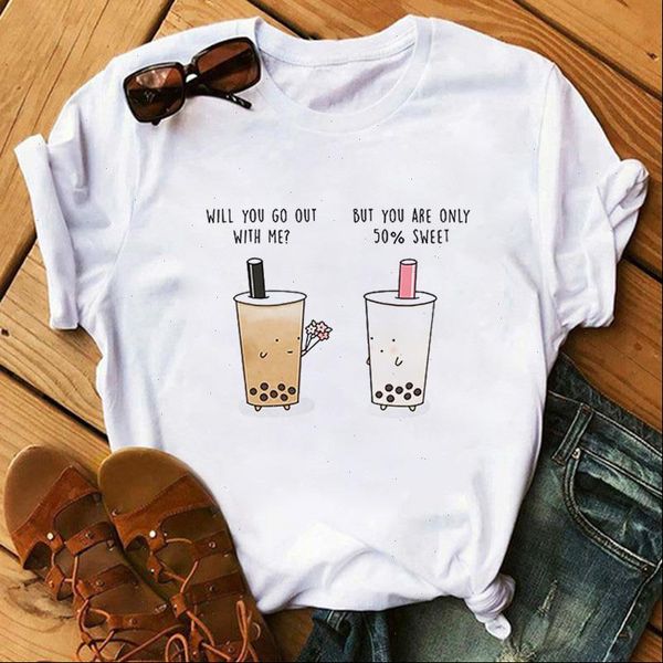 

cute graphic print women female tshirt summer harajuku short sleeve white t shirts women casual round neck clothes