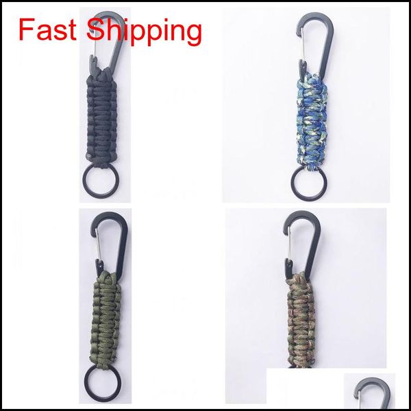 

lanyard keychain outdoor survival gear parachute cord tactical military multi color kit climbing bardian w qylfom tore2010
