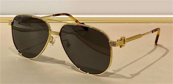 

new fashion design sunglasses 0271 metal pilot frame classic popular and versatile style uv400 protective eyewear, White;black