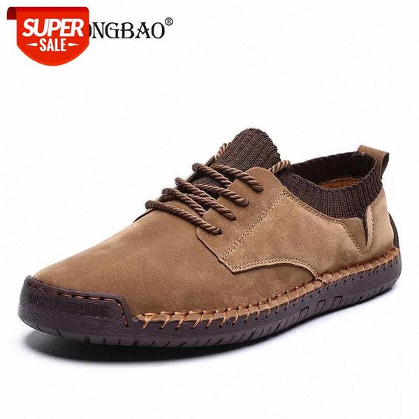 

fashion casual sneakers men shoes breathable suede leather shoes men loafers comfort outdoor driving zapatos #8k5e