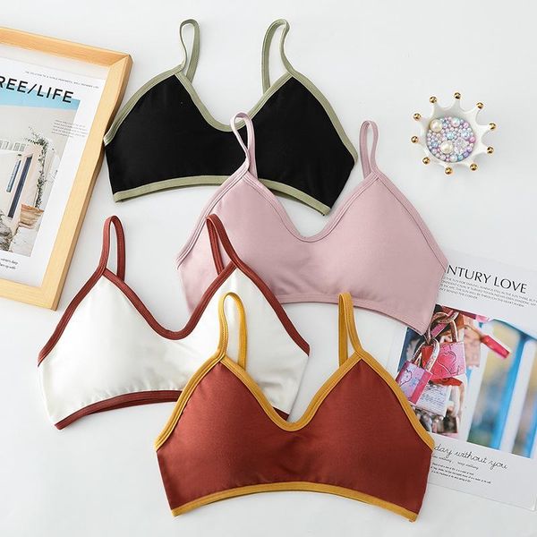 

fashion contrasting color french style beautiful back strapless push up bra women underwear lingerie bralette wireless, Red;black