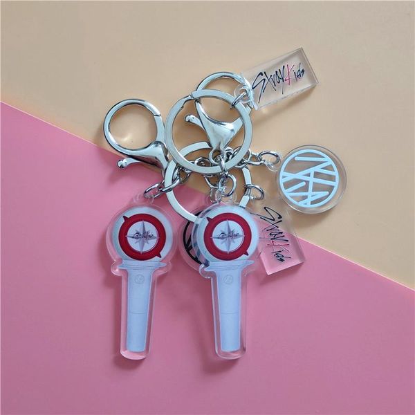 

keychains stray kids support lamp surrounding acrylic keychain kpop pendant cute creative jewelry school bag decoration accessorie9644185, Silver