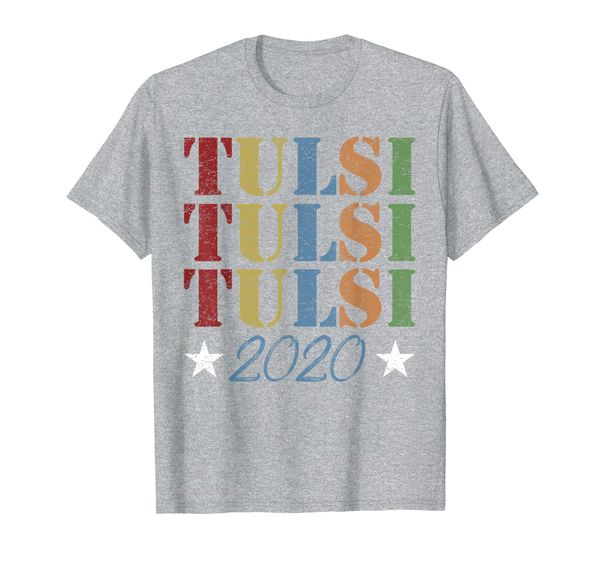 

vote tulsi gabbard 2020 for president election gifts women t-shirt, White;black